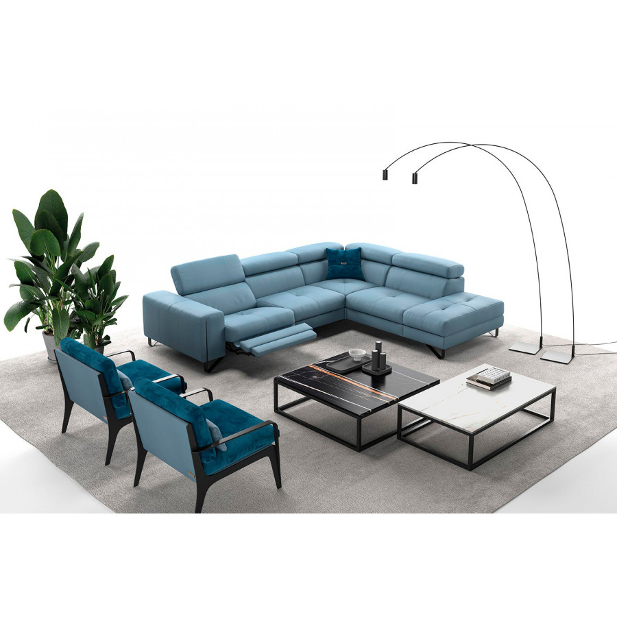 Estro IS 326 U Verso Sectional - Leather