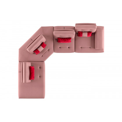 Estro IS 506 A Manhattan Sectional - Pink