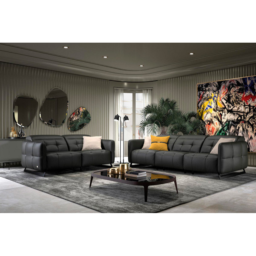 Estro IS 568 U New Triumph Sofa without Electric Headrest - Black
