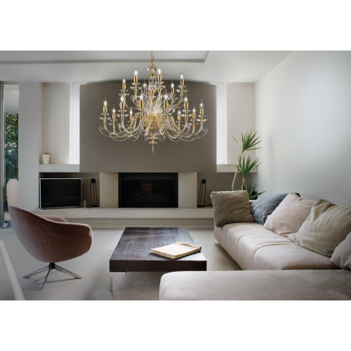 Euroluce - Alicante Clear Chandelier