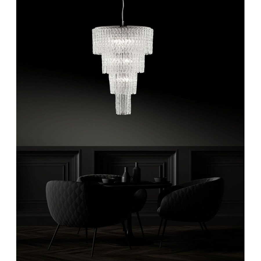 Euroluce - Cascade D46 Chandelier