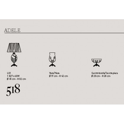 Euroluce - Adele LG1 Table Lamp