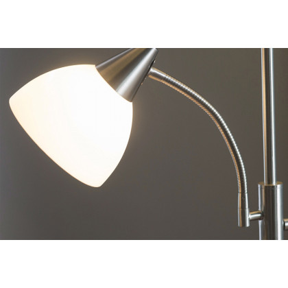 FaFurn - Modern 71-Inch High Floor Lamp with Gooseneck Reading Light