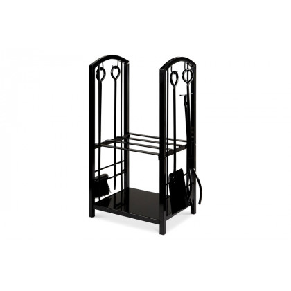 FaFurn - 5 Piece Vintage Firewood Log Rack Holder Tools Set