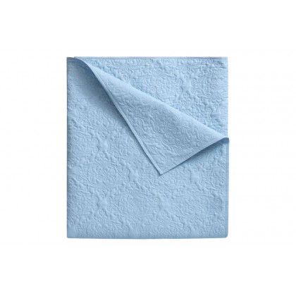 FaFurn King Size 3-Piece Quilted Damask Pattern Quilt Set - Blue, Cotton