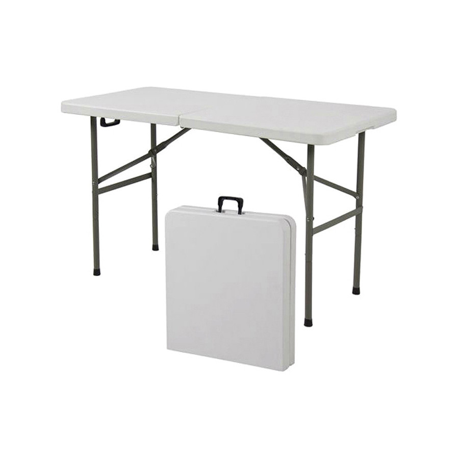 FaFurn - Multipurpose 4-Foot Center Folding Table with Carry Handle