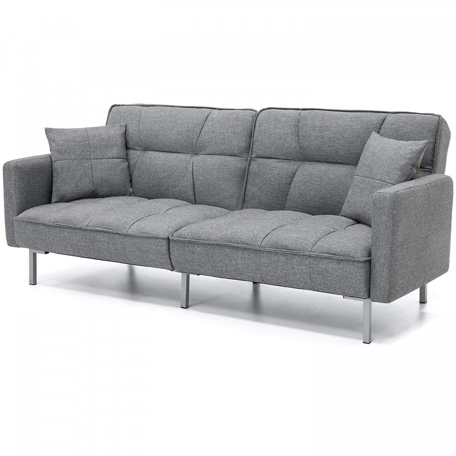 FaFurn - Modern Sofa in Gray, Futon