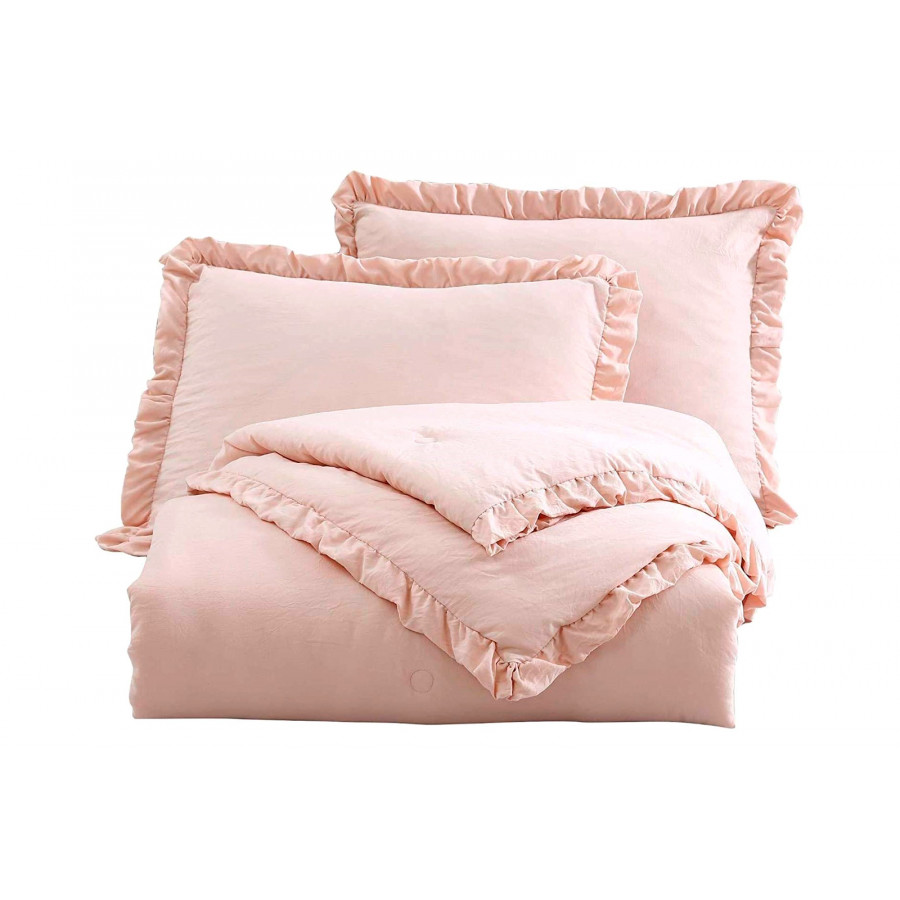 FaFurn - Oversized Ruffled Edge Comforter Set (BLCOSET153847821)