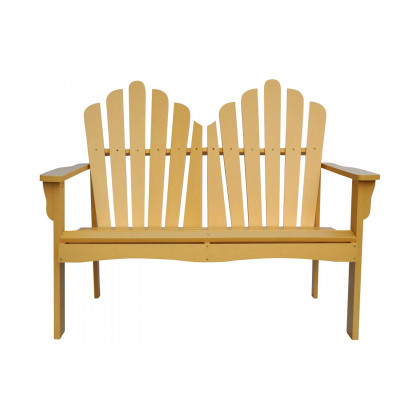 FaFurn - Outdoor Cedar Wood Loveseat Garden Bench