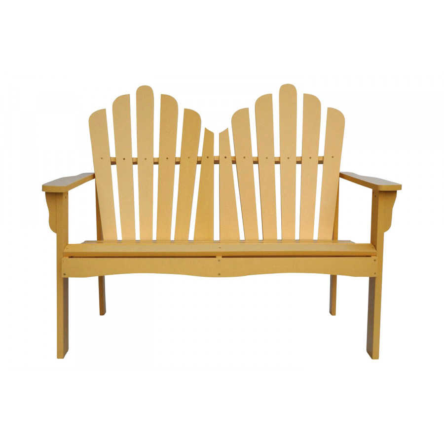 FaFurn Outdoor Cedar Wood Loveseat Garden Bench - Cedar