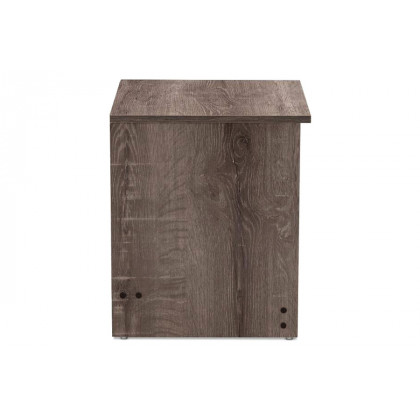 FaFurn - Rustic Farmhome 2 Drawer Nightstand Natural Oak