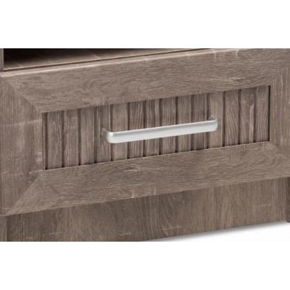 FaFurn - Rustic Farmhome 1 Drawer Nightstand Natural Oak