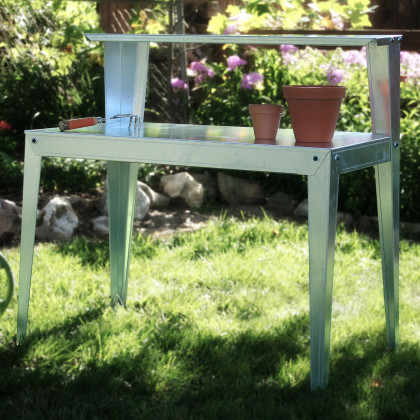 FaFurn - Table Workbench Potting Bench in Steel