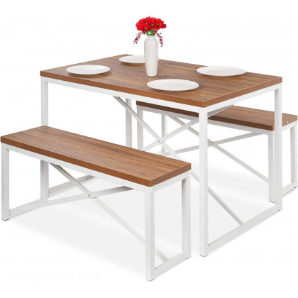 FaFurn - 3-Piece Modern Dining Set (CHWOCBD537485413)