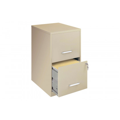 FaFurn - Locking 2-Drawer Vertical File Cabinet