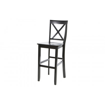 FaFurn - X-Back Solid Wood Barstool (Set of 2)
