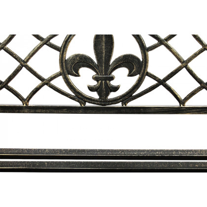 FaFurn Farmhouse Sturdy 2 Seat Porch Swing Bench Scroll Accents - Bronze