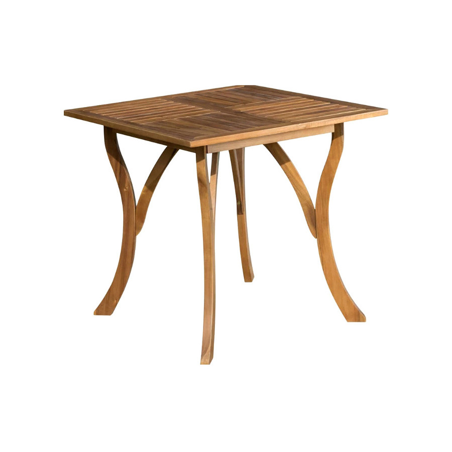FaFurn - Outdoor Solid Wood 31.5 Inch Square Patio Dining Table