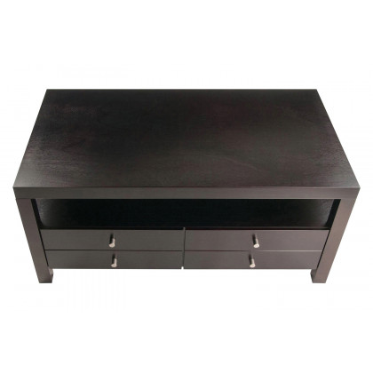 FaFurn - Modern Espresso 2 Drawer Coffee Table