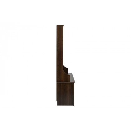 FaFurn Entryway Hall Tree Shoe Cubbie Coat Rack - Dark Brown