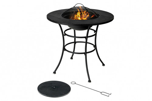 FaFurn™ - 4 in 1 Fire Pit, Grill Cooking Bbq Grate, Ice Bucket, Dining Table