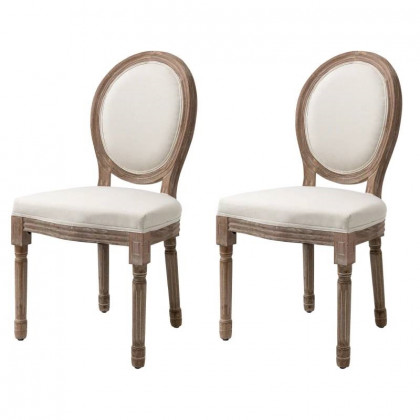 FaFurn - Set of 2 Vintage Dining Chairs