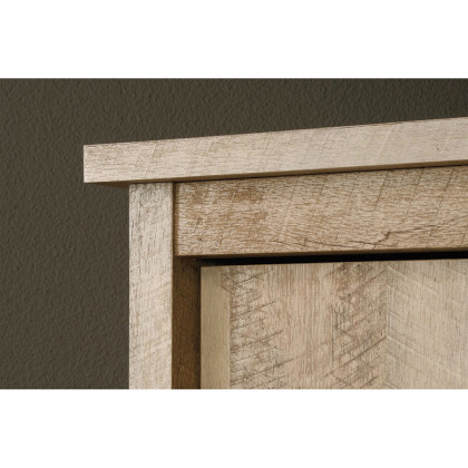 FaFurn - Cottage Style Wardrobe Armoire Storage Cabinet in Light Wood Finish