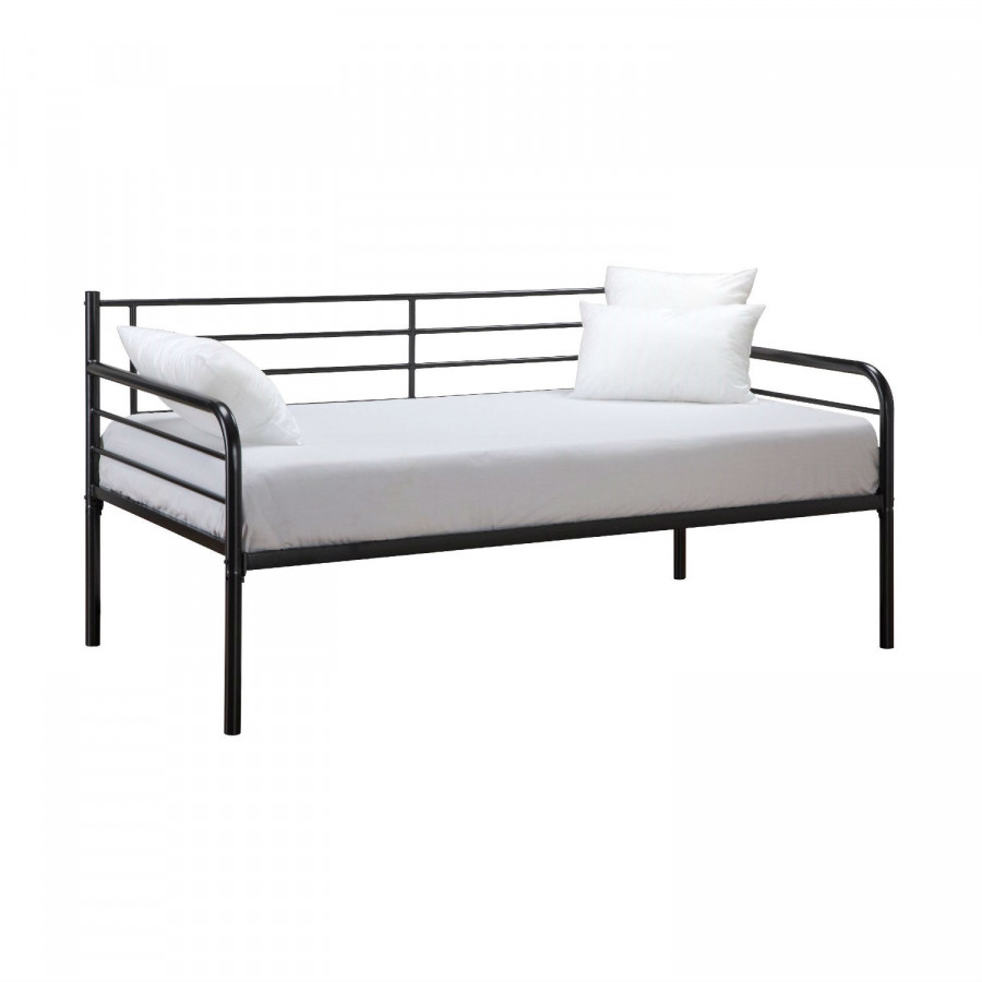 FaFurn Contemporary Twin Size Daybed - Black, Metal
