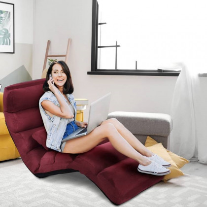 FaFurn - Lounger Chair with Massage Pillow