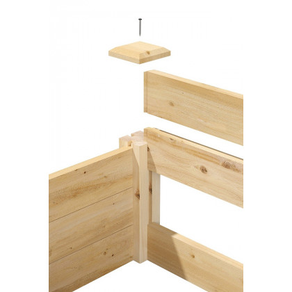 FaFurn Wood Raised Garden Bed - Pine