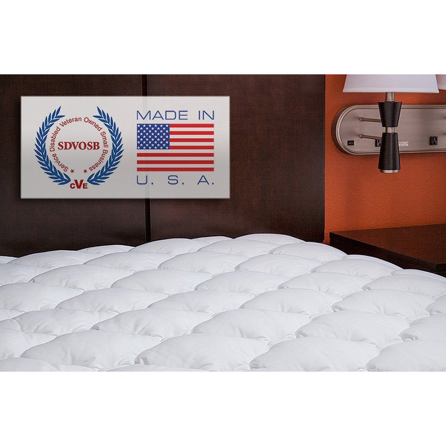 FaFurn - King Size Extra Plush Mattress Pad Hypo-Allergenic