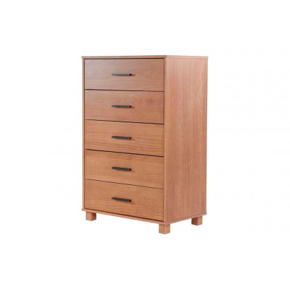FaFurn - Modern Farmhouse Solid 5 Drawers Chest