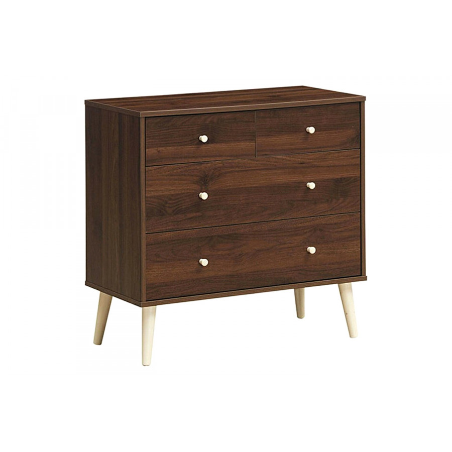 FaFurn - Modern Farmhome 4 Drawer Easy Glide Storage Dresser
