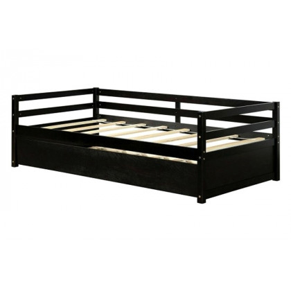 FaFurn - Dorm Style Trundle Daybed Platform Bed Frame