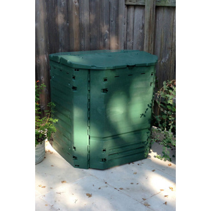 FaFurn - Heavy Duty Plastic 32-Cubic Ft. Home Compost Bin Compooster