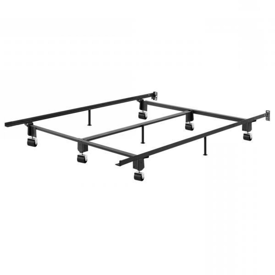 FaFurn - Bed Base with Wheels and Headboard Brackets