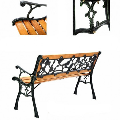 FaFurn - Patio Bench in Cast Iron