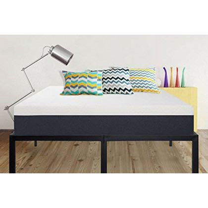 FaFurn 18-Inch High Rise Heavy Duty Metal Platform Bed Frame - Full Size