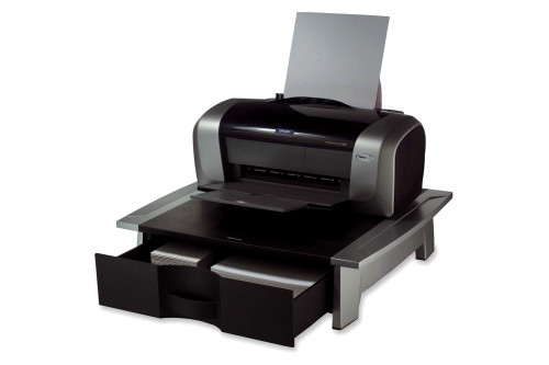 FaFurn™ - Low Profile Contemporary Printer Stand with Paper Drawer