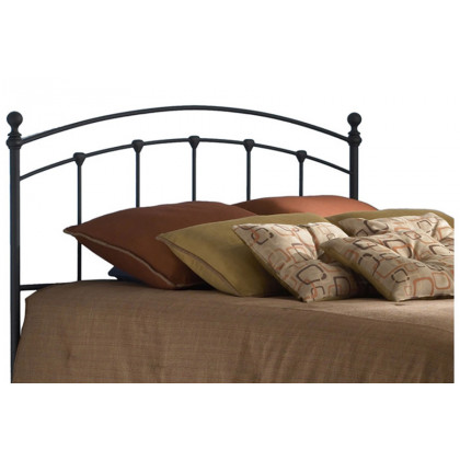 FaFurn - Full Size Matte Black Metal Headboard