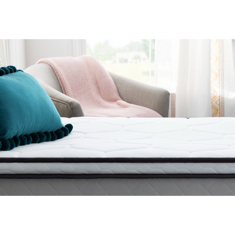 FaFurn - Plush Memory Foam Innerspring Hybrid Mattress