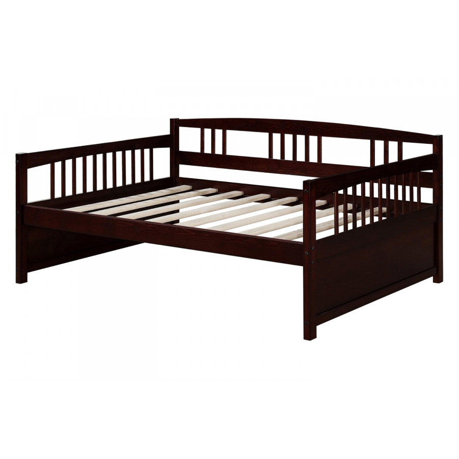 FaFurn - Full Size Contemporary Daybed in Espresso Wood Finish
