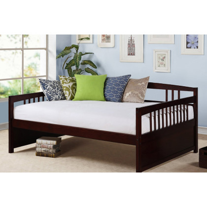 FaFurn - Full Size Contemporary Daybed in Espresso Wood Finish
