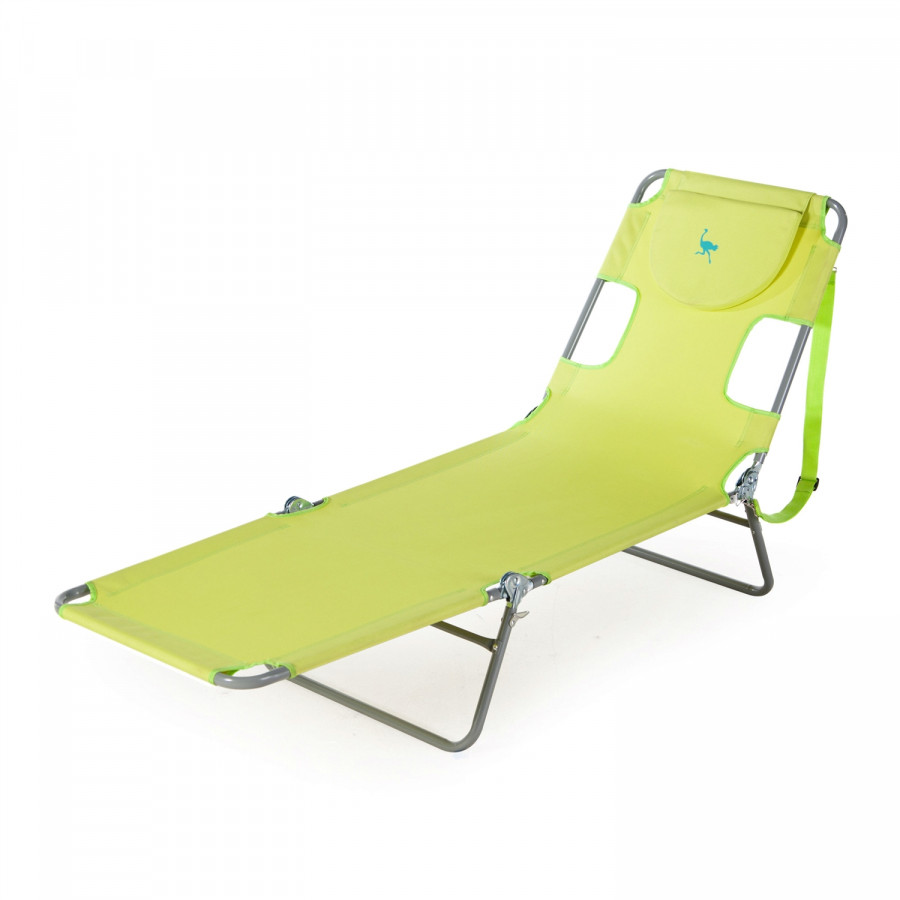 FaFurn - Beach Chair with Face Cavity and Arm Slots