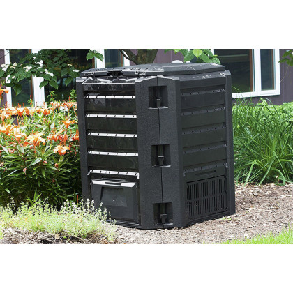 FaFurn - Black Composter 100-Gallon Compost Bin For Home Composting