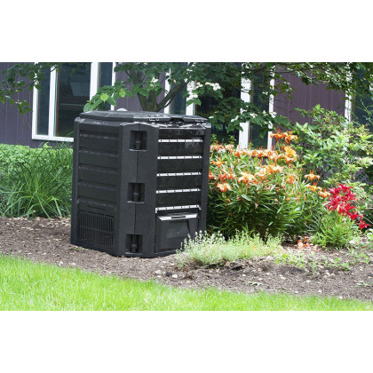 FaFurn - Black Composter 100-Gallon Compost Bin For Home Composting