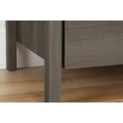 FaFurn Modern 5 Drawer Storage Chest - Gray