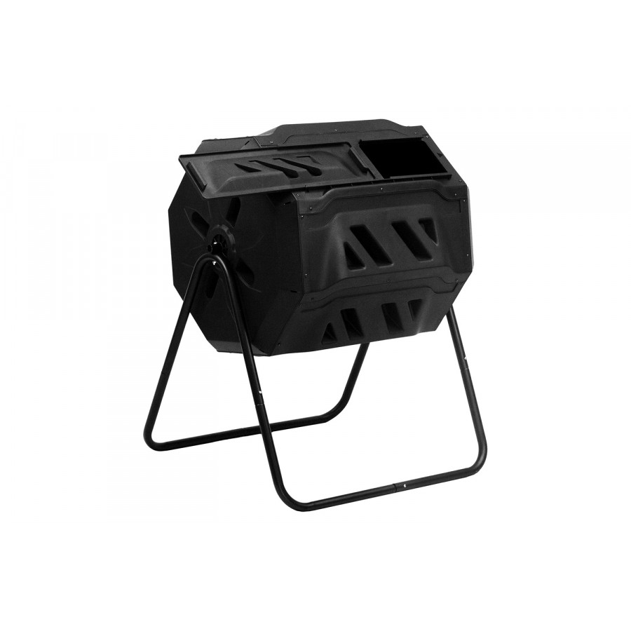 FaFurn - Outdoor Garden 5.7 Cubic Ft Rotating Composting Bin Tumbler