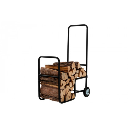 FaFurn - Black Large Firewood Log Cart Carrier