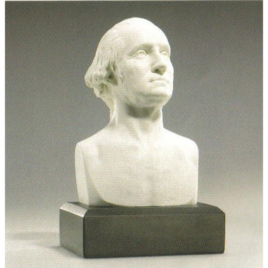 FaFurn - George Washington Bust Statue in White